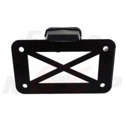 PODSTAWA UCHWYT BOCZNE MOCOWANIE TABLICY REJESTRACYJNEJ PODŚWIETLENIE BOBBER CAFE RACER