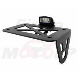 PODSTAWA UCHWYT BOCZNE MOCOWANIE TABLICY REJESTRACYJNEJ PODŚWIETLENIE BOBBER CAFE RACER