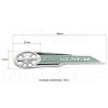 EMBLEMAT ZNACZEK NAKLEJKA NA ZBIORNIK YAMAHA XVS 125 250 650 1100 DRAG STAR