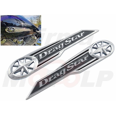 EMBLEMAT ZNACZEK NAKLEJKA NA ZBIORNIK YAMAHA XVS 125 250 650 1100 DRAG STAR
