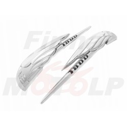 CHROMOWANY EMBLEMAT ZNACZEK ORNAMENT AKCENT HONDA GL 1800 GOLD WING