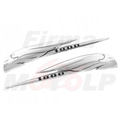 CHROMOWANY EMBLEMAT ZNACZEK ORNAMENT AKCENT HONDA GL 1800 GOLD WING