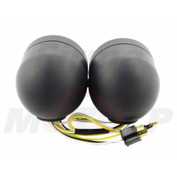 REFLEKTOR LIGHTBAR LAMPA PODWÓJNA ZESPOLONA CZARNY MAT 2X H4 HOMOLOGCJA E4 HR