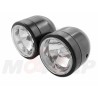 REFLEKTOR LIGHTBAR LAMPA PODWÓJNA ZESPOLONA CZARNY POŁYSK H4+H7 HOMOLOGACJA HR+C-BS