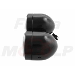 REFLEKTOR LIGHTBAR LAMPA PODWÓJNA ZESPOLONA CZARNY POŁYSK H4+H7 HOMOLOGACJA HR+C-BS