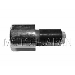 KONCOWKA KONCOWKI KIEROWNICY METALOWE CHROM - GUMA ROZPOROWA