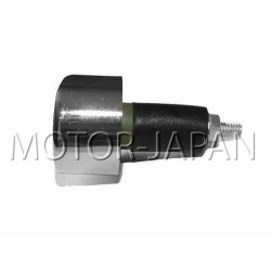 KONCOWKA KONCOWKI KIEROWNICY METALOWE CHROM - GUMA ROZPOROWA