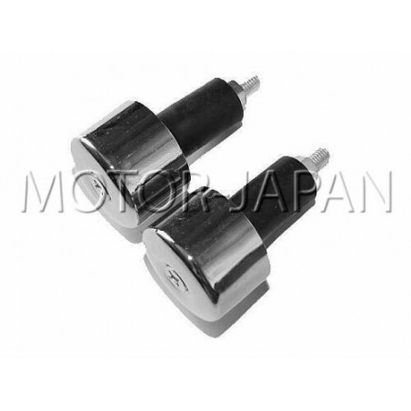 KONCOWKA KONCOWKI KIEROWNICY METALOWE CHROM - GUMA ROZPOROWA