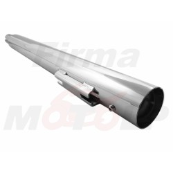 TŁUMIK TŁUMIKI RURY WYDECHOWE PARA CHROM 71CM - CHOPPER DRAG KLASYK