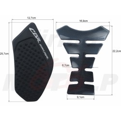 TANK PAD + OSŁONY BOCZNE ZBIORNIKA SIDE GRIP HONDA CBR 600 RR 600RR roczniki 2003-2006