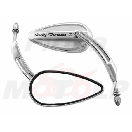 LUSTRA LUSTERKA CHROM METAL HARLEY DAVIDSON H-D OTWÓR 8MM HD