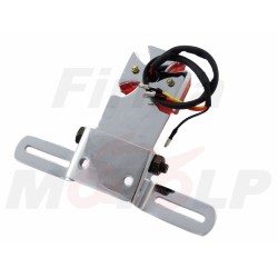 TYLNA LAMPA TYŁ LED NA BŁOTNIK CZERWONA CHROM KRZYŻ MALTAŃSKI HOMOLOGACJA E11