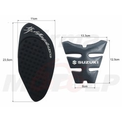 TANK PAD + OSŁONY BOCZNE ZBIORNIKA SIDE GRIP SUZUKI GSX GSX-R 1300 HAYABUSA roczniki 2008-2020
