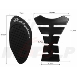 TANK PAD + OSŁONY BOCZNE ZBIORNIKA SIDE GRIP SUZUKI GSX GSX-R 1300 HAYABUSA roczniki 2008-2020