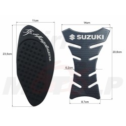 TANK PAD + OSŁONY BOCZNE ZBIORNIKA SIDE GRIP SUZUKI GSX GSX-R 1300 HAYABUSA roczniki 2008-2020