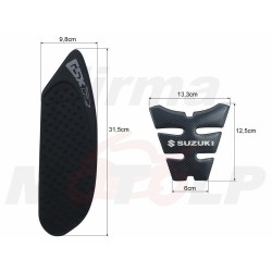 TANK PAD + OSŁONY BOCZNE ZBIORNIKA SIDE GRIP SUZUKI GSX-R GSXR 600 750 roczniki 2006-2007