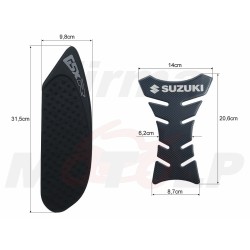 TANK PAD + OSŁONY BOCZNE ZBIORNIKA SIDE GRIP SUZUKI GSX-R GSXR 600 750 roczniki 2006-2007