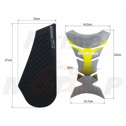 TANK PAD + OSŁONY BOCZNE ZBIORNIKA SIDE GRIP SUZUKI GSX-R GSXR 600 750 roczniki 2011-2014