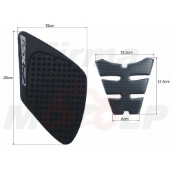 TANK PAD + OSŁONY BOCZNE ZBIORNIKA SIDE GRIP SUZUKI GSX-R GSXR 1000 roczniki 2001-2008