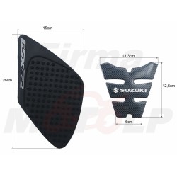 TANK PAD + OSŁONY BOCZNE ZBIORNIKA SIDE GRIP SUZUKI GSX-R GSXR 1000 roczniki 2001-2008