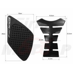 TANK PAD + OSŁONY BOCZNE ZBIORNIKA SIDE GRIP SUZUKI GSX-R GSXR 1000 roczniki 2001-2008
