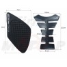 TANK PAD + OSŁONY BOCZNE ZBIORNIKA SIDE GRIP SUZUKI GSX-R GSXR 1000 roczniki 2001-2008