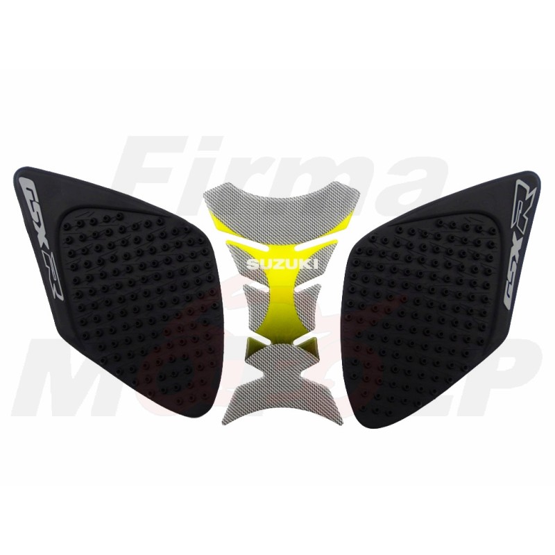 TANK PAD + OSŁONY BOCZNE ZBIORNIKA SIDE GRIP SUZUKI GSX-R GSXR 1000 roczniki 2001-2008