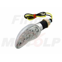 MIGACZE KIERUNKOWSKAZY KIERUNKI LED CHROM BANAN 12V 0,5W HOMOLOGACJA E11