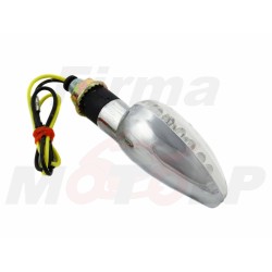 MIGACZE KIERUNKOWSKAZY KIERUNKI LED CHROM BANAN 12V 0,5W HOMOLOGACJA E11