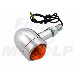 MIGACZE KIERUNKOWSKAZY KIERUNKI CHROMOWANE METALOWE POMARAŃCZOWE 12V 23W