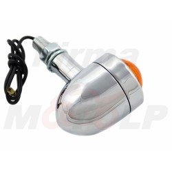 MIGACZE KIERUNKOWSKAZY KIERUNKI CHROMOWANE METALOWE POMARAŃCZOWE 12V 23W