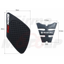 TANK PAD + OSŁONY BOCZNE ZBIORNIKA SIDE GRIP SUZUKI GSX-R GSXR 1000 roczniki 2001-2008