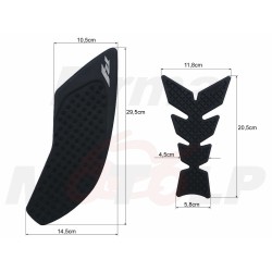 TANK PAD + OSŁONY BOCZNE ZBIORNIKA SIDE GRIP YAMAHA YZF 1000 R1 roczniki 2015-2020