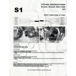 CRASHPADY CRASH PADY SUZUKI GSF 600 1200 BANDIT rok produkcji do 2005