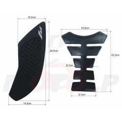 TANK PAD + OSŁONY BOCZNE ZBIORNIKA SIDE GRIP YAMAHA YZF 1000 R1 roczniki 2015-2020