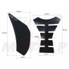 TANK PAD + OSŁONY BOCZNE ZBIORNIKA SIDE GRIP YAMAHA FZ 6 600 FZ-6 FZ6 FAZER roczniki 2006-2010