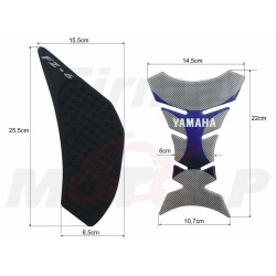 TANK PAD + OSŁONY BOCZNE ZBIORNIKA SIDE GRIP YAMAHA FZ 6 600 FZ-6 FZ6 FAZER roczniki 2006-2010