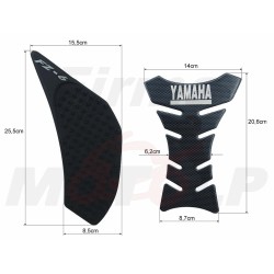 TANK PAD + OSŁONY BOCZNE ZBIORNIKA SIDE GRIP YAMAHA FZ 6 600 FZ-6 FZ6 FAZER roczniki 2006-2010