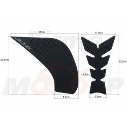 TANK PAD + OSŁONY BOCZNE ZBIORNIKA SIDE GRIP YAMAHA XJ6 XJ600 XJ-6 DIVERSION roczniki 2010-2016
