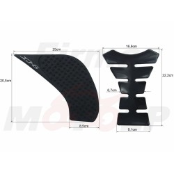TANK PAD + OSŁONY BOCZNE ZBIORNIKA SIDE GRIP YAMAHA XJ6 XJ600 XJ-6 DIVERSION roczniki 2010-2016