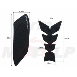 TANK PAD + OSŁONY BOCZNE ZBIORNIKA SIDE GRIP YAMAHA YZF 600 R6 R-6 roczniki 2006-2007
