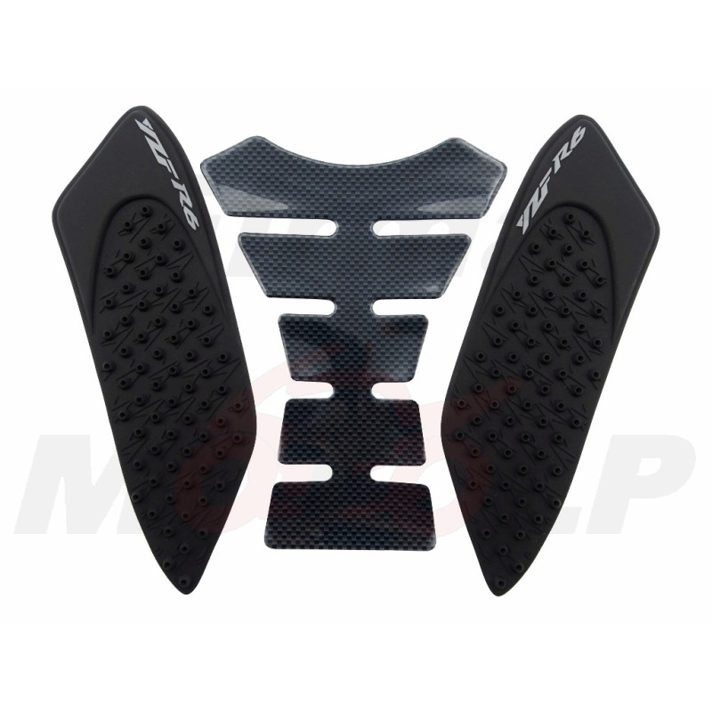 TANK PAD + OSŁONY BOCZNE ZBIORNIKA SIDE GRIP YAMAHA YZF 600 R6 R-6 roczniki 2006-2007