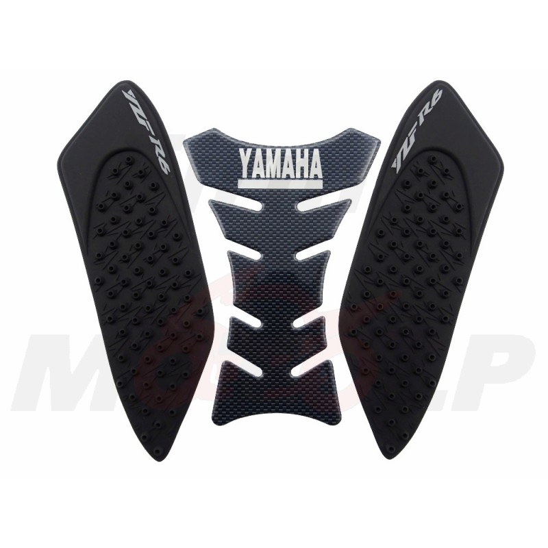 TANK PAD + OSŁONY BOCZNE ZBIORNIKA SIDE GRIP YAMAHA YZF 600 R6 R-6 roczniki 2006-2007