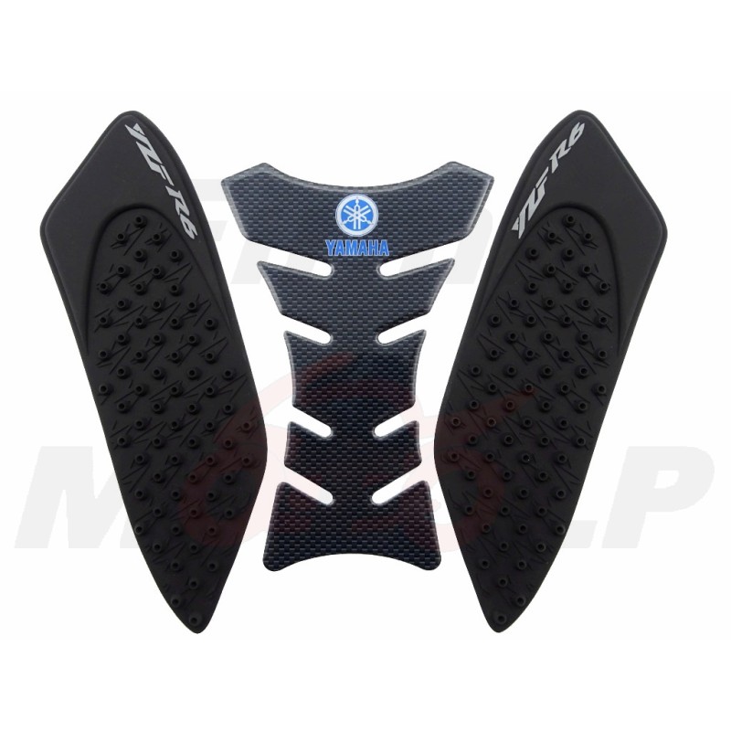 TANK PAD + OSŁONY BOCZNE ZBIORNIKA SIDE GRIP YAMAHA YZF 600 R6 R-6 roczniki 2006-2007