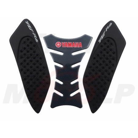 TANK PAD + OSŁONY BOCZNE ZBIORNIKA SIDE GRIP YAMAHA YZF 600 R6 R-6 roczniki 2006-2007