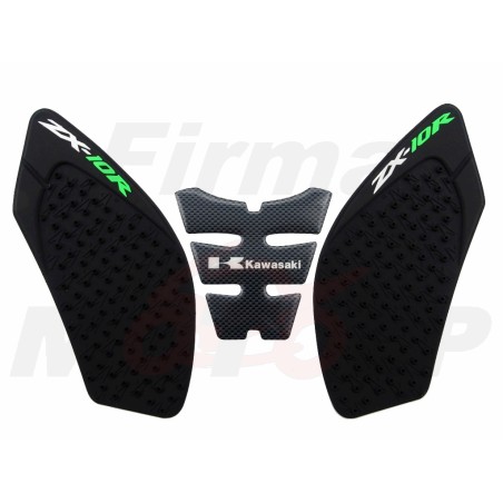 TANK PAD + OSŁONY BOCZNE ZBIORNIKA SIDE GRIP KAWASAKI ZX-10 R ZX10R NINJA roczniki 2008-2010