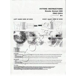 CRASHPADY CRASH PADY HONDA CB600 CB 600 HORNET rok produkcji 2003 - 2004