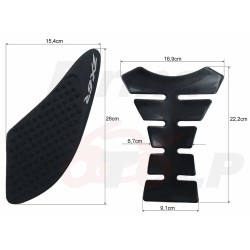 TANK PAD + OSŁONY BOCZNE ZBIORNIKA SIDE GRIP KAWASAKI ZX-6 R ZX6R ZX 6 NINJA roczniki 2007-2008