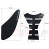 TANK PAD + OSŁONY BOCZNE ZBIORNIKA SIDE GRIP KAWASAKI ZX-6 R ZX6R ZX 6 NINJA roczniki 2007-2008