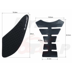 TANK PAD + OSŁONY BOCZNE ZBIORNIKA SIDE GRIP KAWASAKI ZX-6 R ZX6R ZX 6 NINJA roczniki 2007-2008